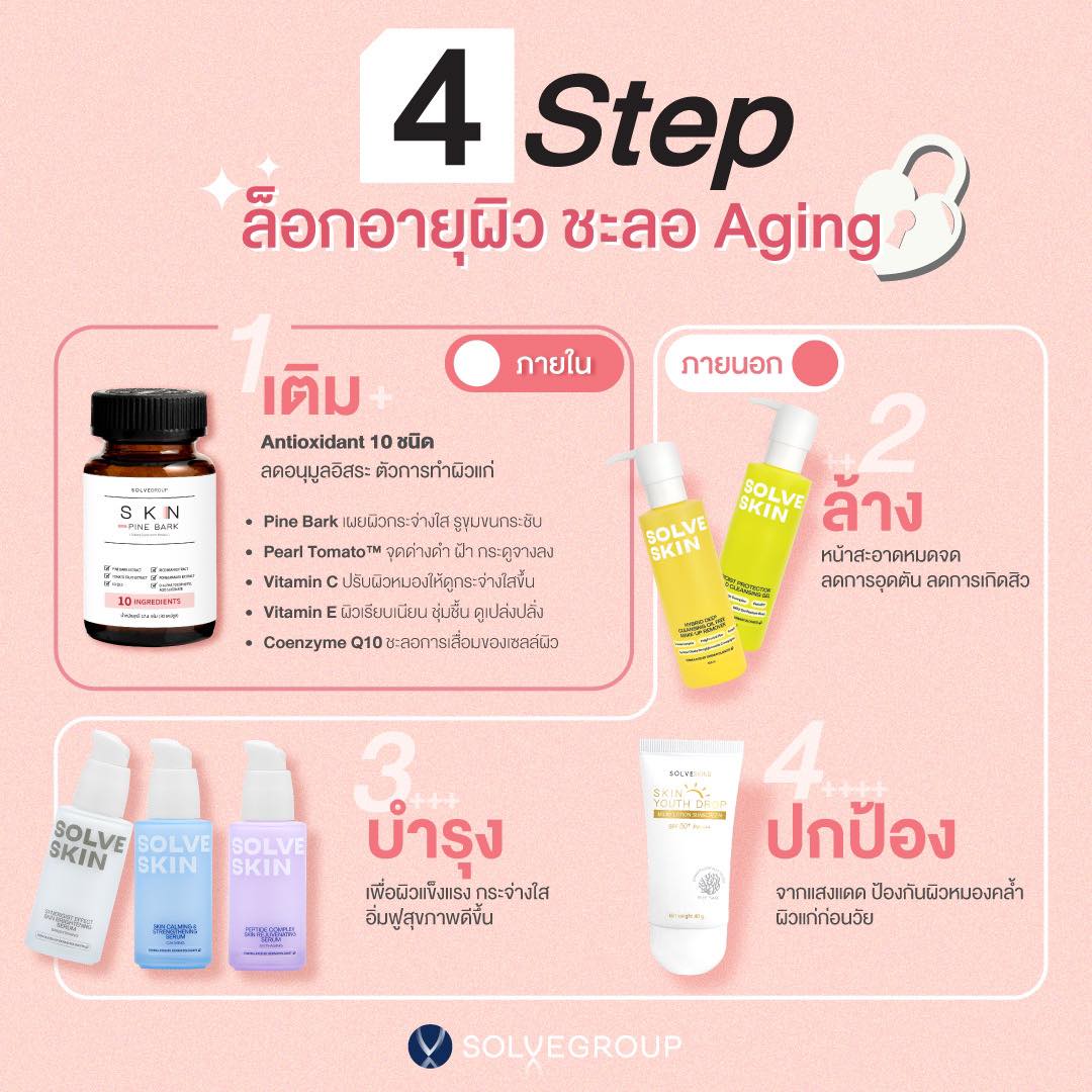 4 Step ล็อกอายุผิว ชะลอ aging