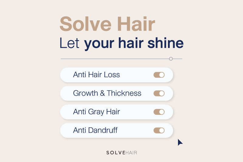 Solve hair Let your hair shine