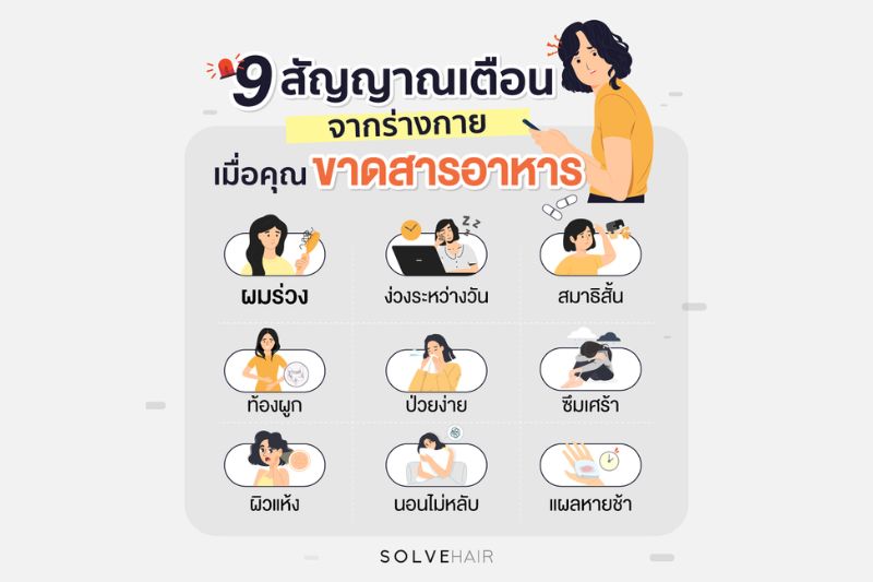 9 สัญญาณเตือน จากร่างกาย เมื่อคุณ ขาดสารอาหาร