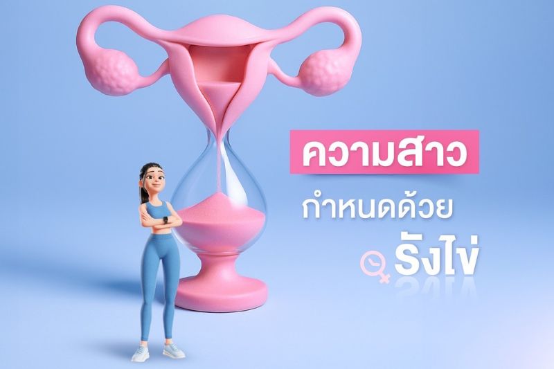 ความสาวกำหนดด้วย รังไข่