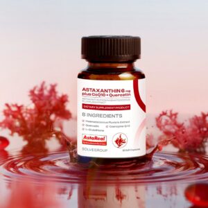 Solve Asta Astaxanthin 6 mg + CoQ10 + Quercetin ดูแลผิวจากภายใน - Image 3