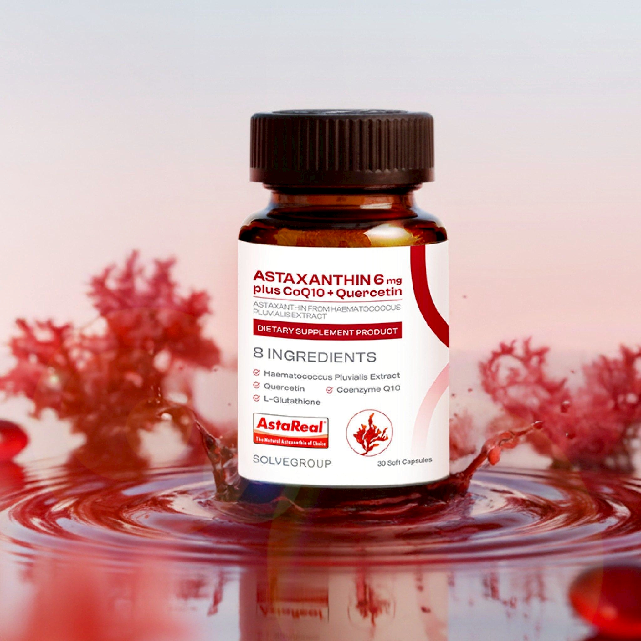 Solve Asta Astaxanthin 6 mg + CoQ10 + Quercetin ดูแลผิวจากภายใน - Image 3